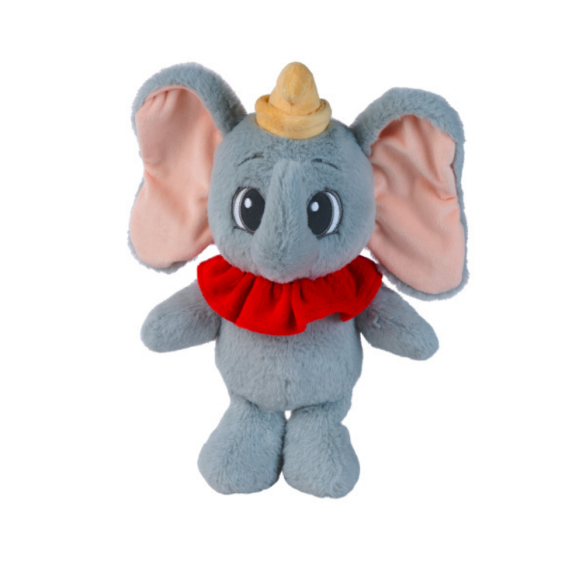  - dumbo léléphant - peluche flopsie gris 25 cm 